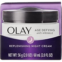 Olay Age Defying Anti-Wrinkle Replenishing Night Cream 2 Oz Pack Of 7