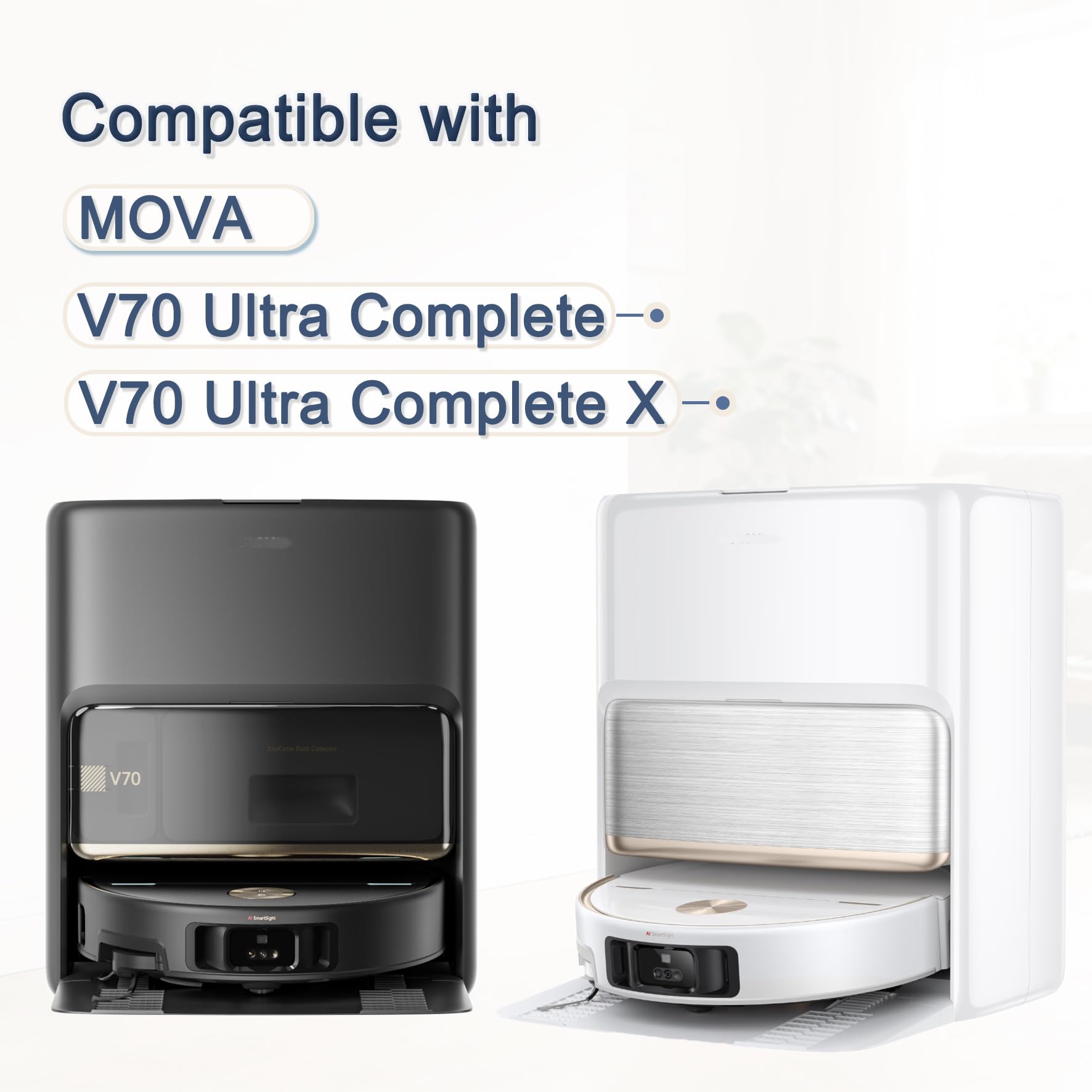 32-teiliges Zubehör-Set, kompatibel mit MOVA V70 Ultra Complete X Roboter-Staubsauger