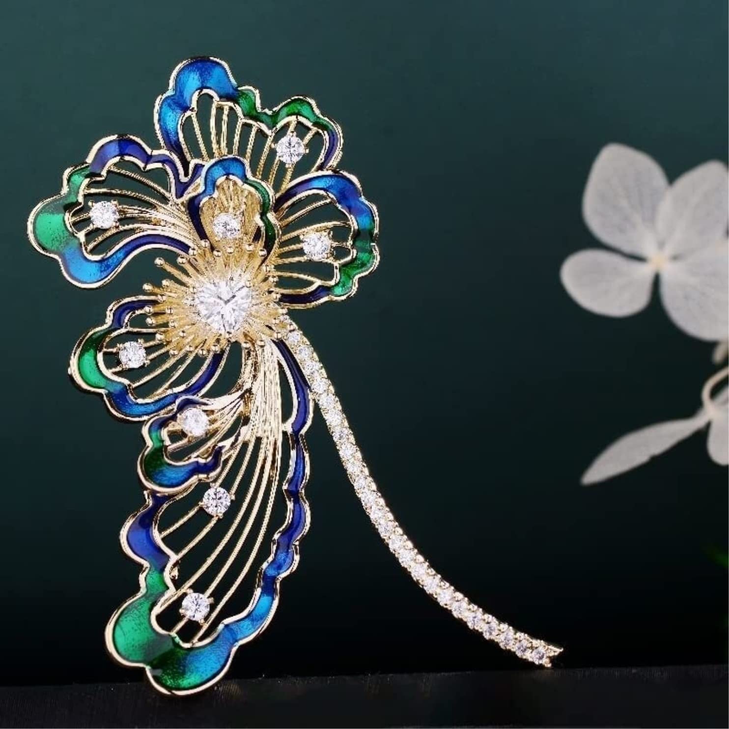 Broschen Pins Bunte Blumenbrosche Elegante Hohle Blumenbroschen Damenkleider Mäntel Schals Zubehör Anstecknadeln Für Damen