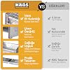 Haegs Folding Barbecue, Stainless Steel, BBQ Charcoal Barbecue, Grille, Portable Practical Barbecue