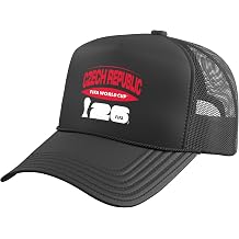 FIFA World CUP26 Czech Republic Trucker Hat with Adjustable Mesh Back