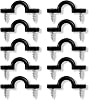 Kayak Pad Eye Kit, 1020PCS Premium Nylon Bungee Deck Loops Tie Down Pad Eye with 2040 Stainless Steel Screws for Boat Kayak Deck Rigging Kit – Corrosion Resistant & Easy Installation