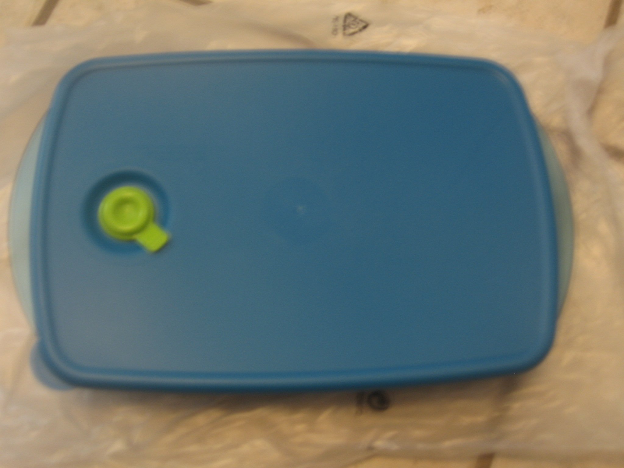 Amazon.com: Tupperware Vent N Serve Large Shallow Aqua : Home
