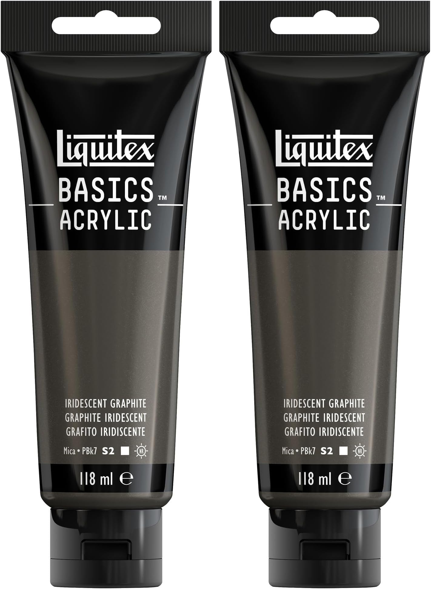 LIQUITEX Basics Acrylic Paint, Mars Black, 118 ml Tube — view 145