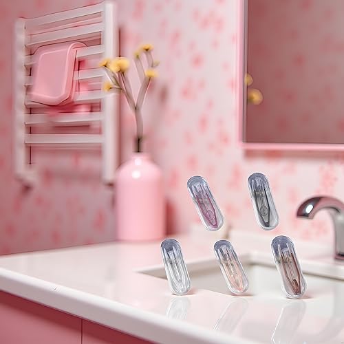 Miniatura 5 de Juego de herramientas de inserción y extracción de lentes de contacto moradas, suministros de equipo práctico para estudiantes, trabajadores de