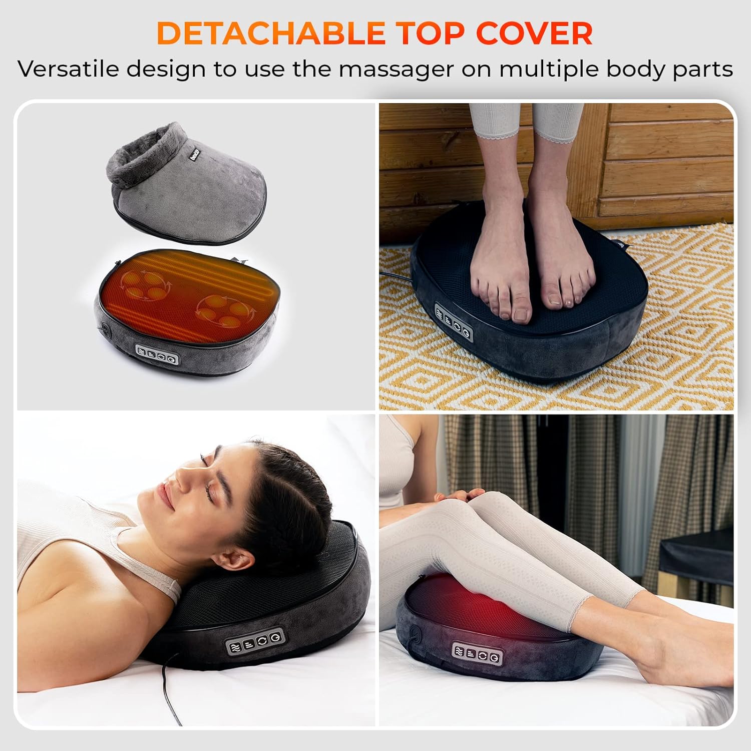 beatXP ArcHeal Foot Massager for Pain Relief | Leg Massager Machine for Home Pain Relief | Kneading Foot Massager for Home for Legs Pain Relief with up to Upto 1 year Warranty (Grey) beatXP ArcHeal Foot Massager for Pain Relief | Leg Massager Machine for Home Pain Relief | Kneading Foot Massager for Home for Legs Pain Relief with up to Upto 1 year Warranty (Grey)