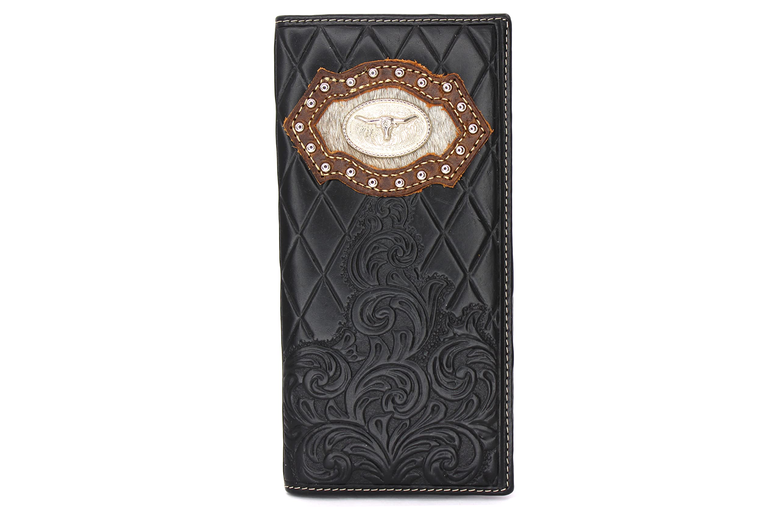 Amazon.com: West Star Texas Checkbook Wallet Bifold w w/o Cow Hair or ...