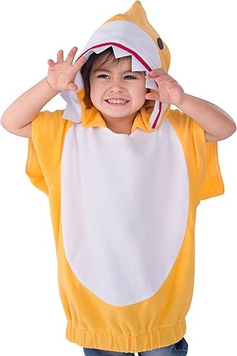 Miniatura 2 de Haikyuu Disfraz de tiburón para niños, diseño de pez, gris, rosa, amarillo, azul, sudadera con capucha 3t 4t Boy Girl Halloween fiesta de cumpleaños