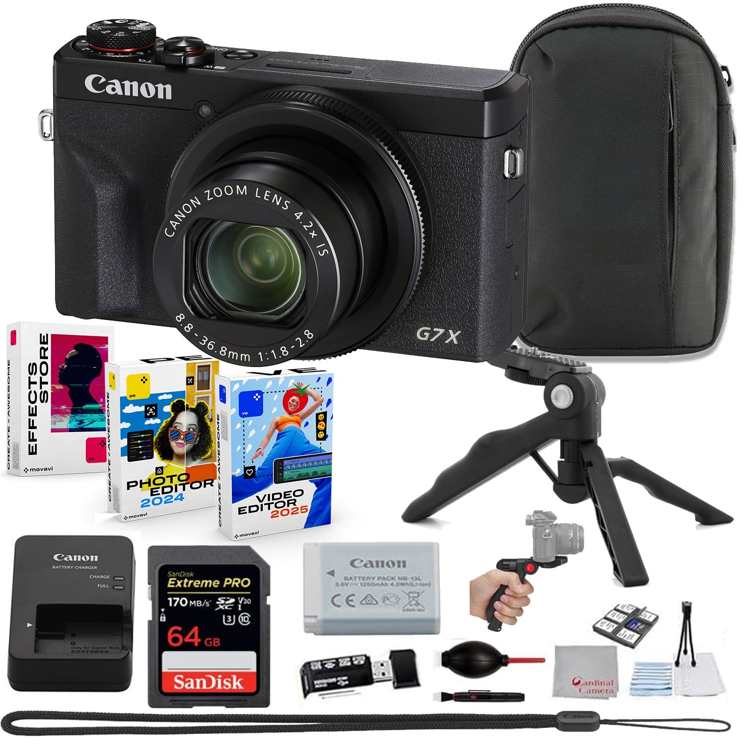 Amazon.com: Canon PowerShot G7 X Mark III Digital Camera Bundle