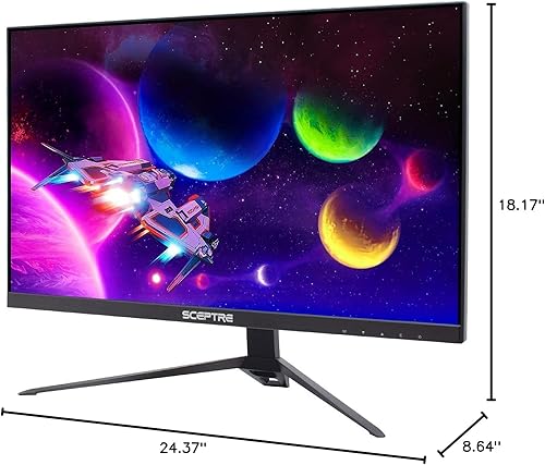 Miniatura 7 de Sceptre IPS 27" QHD 2560 x 1440p Monitor LED DisplayPort HDMI hasta 165Hz AMD FreeSync Premium 99% sRGB altavoces integrados, color negro máquina