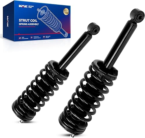 Vista 70 de KAX Puntales delanteros rápidos para 4Runner 2003-2023, Tacoma 2005-2015, FJ Cruiser 2007-2014 Conjunto completo de puntales con resorte helicoidal