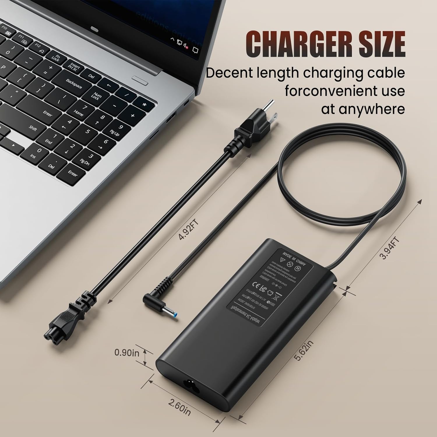 135W Charger for HP Pavilion Gaming 15 17 OMEN 15 Spectre x360 15 Envy 15 - VUOHOEG 19.5V 6.92A Laptop Power Supply Cord Replacement for L15534-001 TPN-DA11 TPN-LA13 [4.5mm Blue Tip]