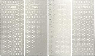 4Pcs Diamond Sharpening Stone Set, Grit Diamond Sharpening Plate with Non-slip Base for Kitchen Sharpening Dull, Blunt or ...