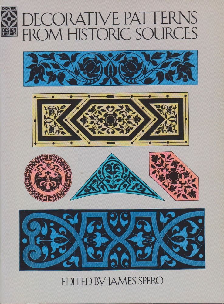 Decorative Patterns from Historic Sources guide de motifs pour dessinateur