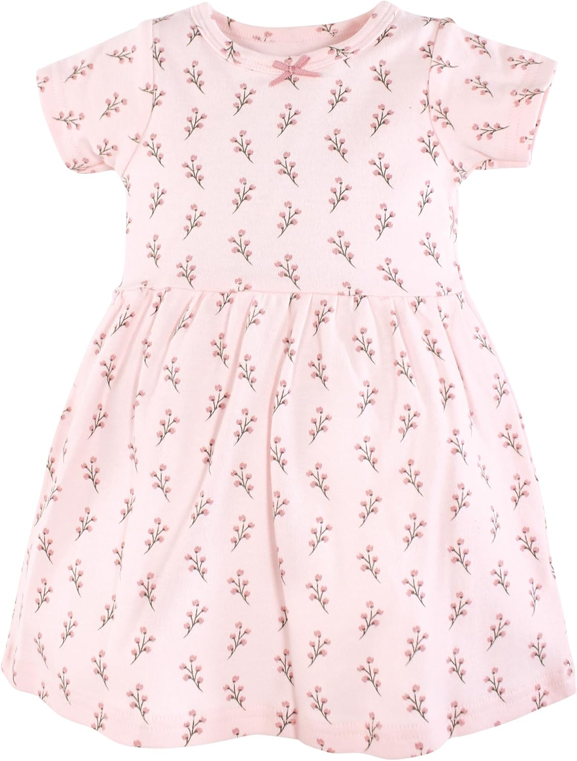 [Hudson Baby] Hudson ベビーガールズコットンドレス、ソフトペイントフローラル、12-18ヶ月 Cotton Dr