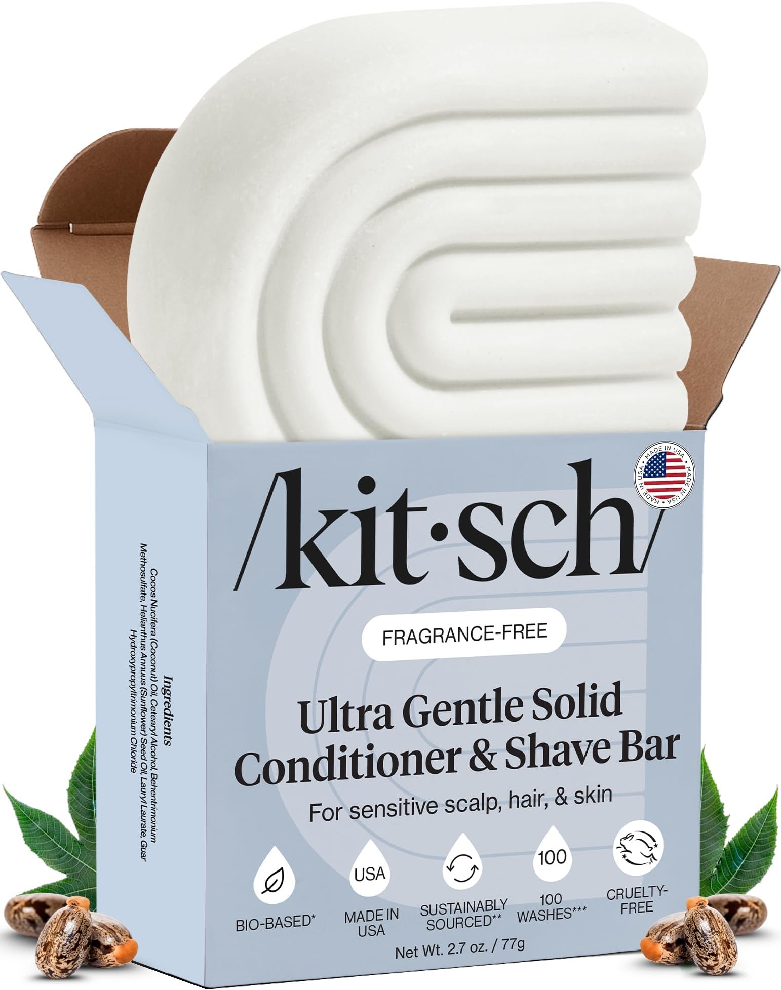 Kitsch Solid Conditioner & Shave Bar