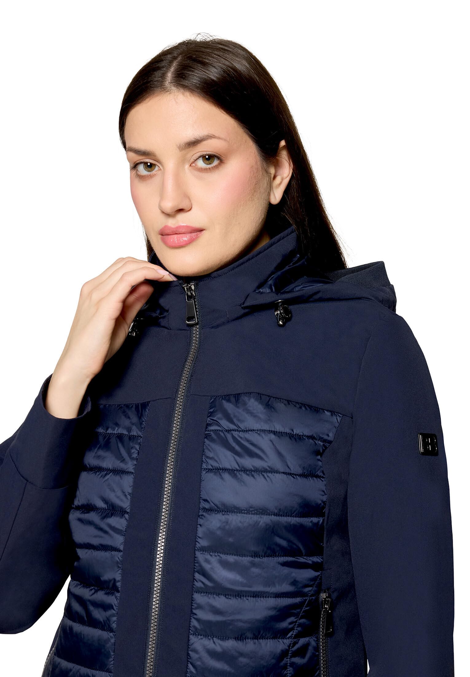 Betty Barclay Damen Outdoorjacke mit Abnehmbarer Kapuze