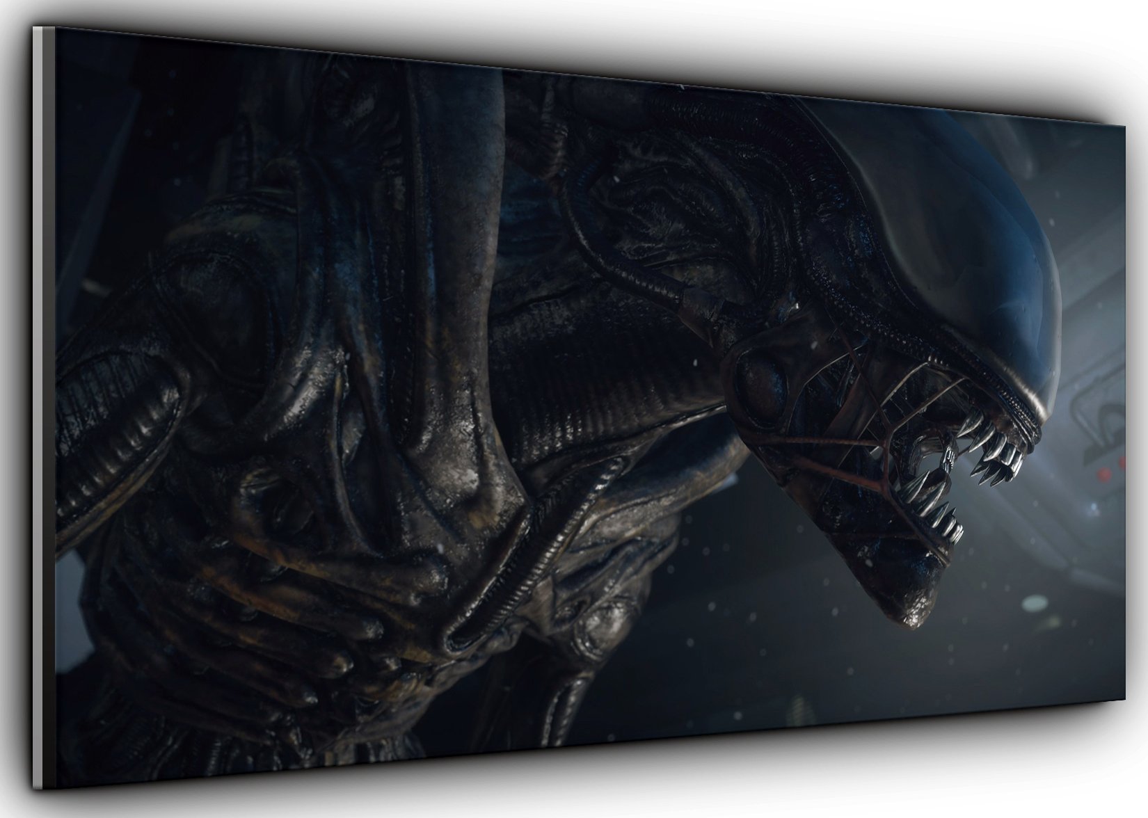Alien Movie Panoramic Canvas Art Print Picture Framed XXL 55 inch x 24 inch Over 4.5 ft wide x 2 ft high Ready to Hang