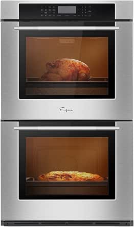 Empava 30-Inch 10.0 cu ft Double Electric Wall Oven with Air Fry