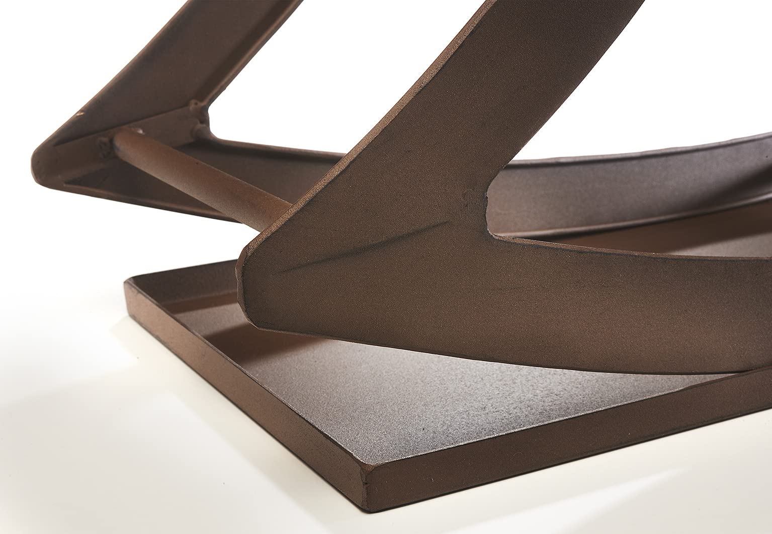 Kobolo Kaminholzregal Metallregal Rusty Metall 68x24x55 cm Braun