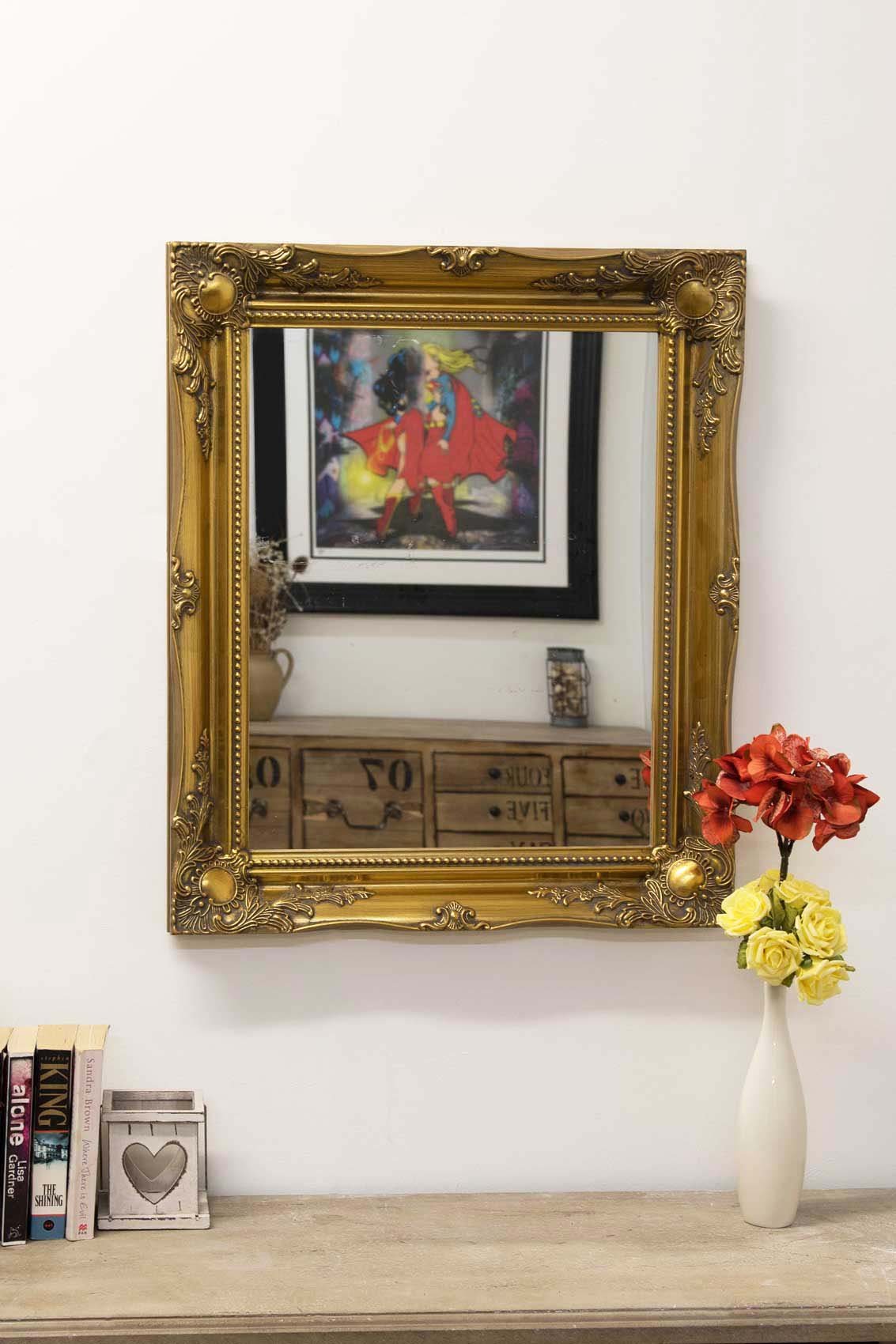 Gold Mirror Classic Ornate Design 26inch x 22inch