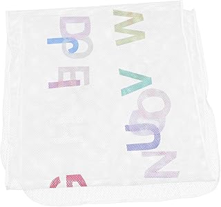 ibasenice 1 Conjunto Rede De Proteção De Escada Trilho De Bebê Protetor De Berço Cercadinho De Bebê Corrimão De Escada Rede De Segurança De Bebê Corrimão Rede De Escada De Poliéster Branco