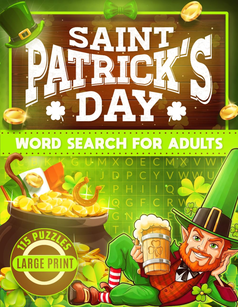 Saint Patrick's Day: Word Search for Adults (word search series)