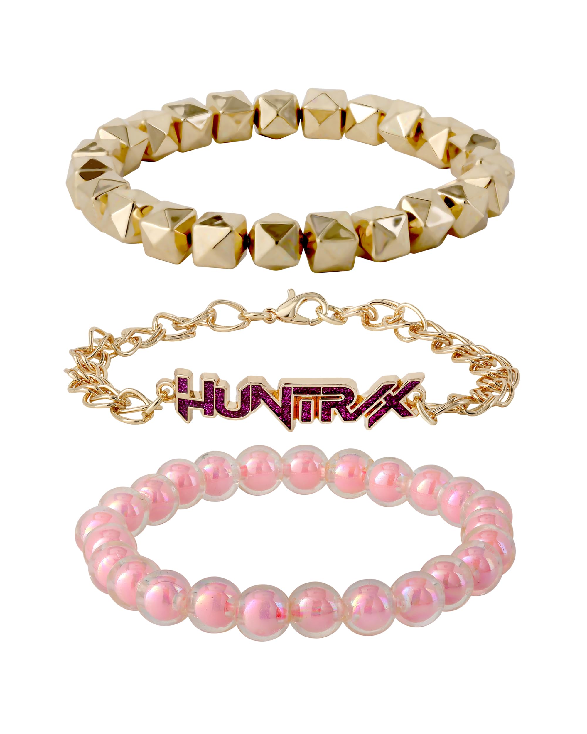 Pulsera KPop Demon Hunters con licencia oficial, pulseras Huntrix en tono
