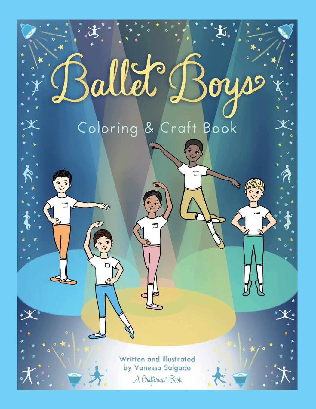 Ballet Boys Coloring & Craft Book (Crafterina(r) Book Series)