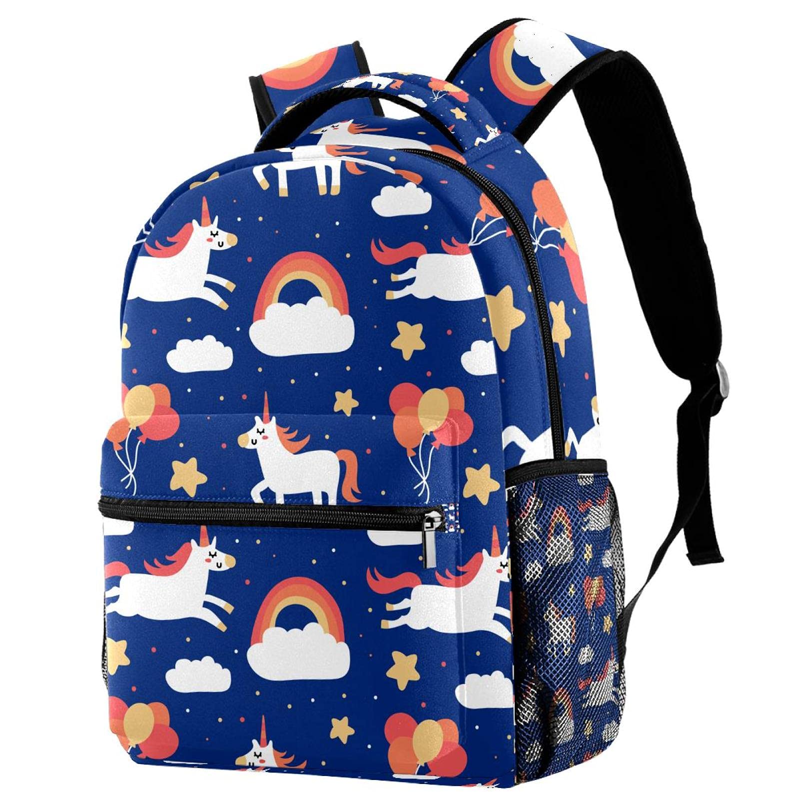 Sac à dos licorne violet grand format anti-déchirure école et voyage - 7