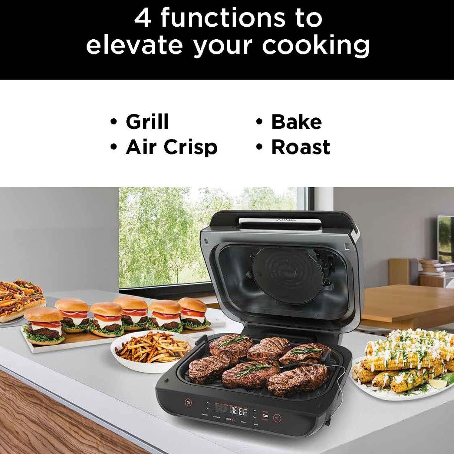 Ninja Foodi Smart FG550 Indoor Grill - Thumbnail 5