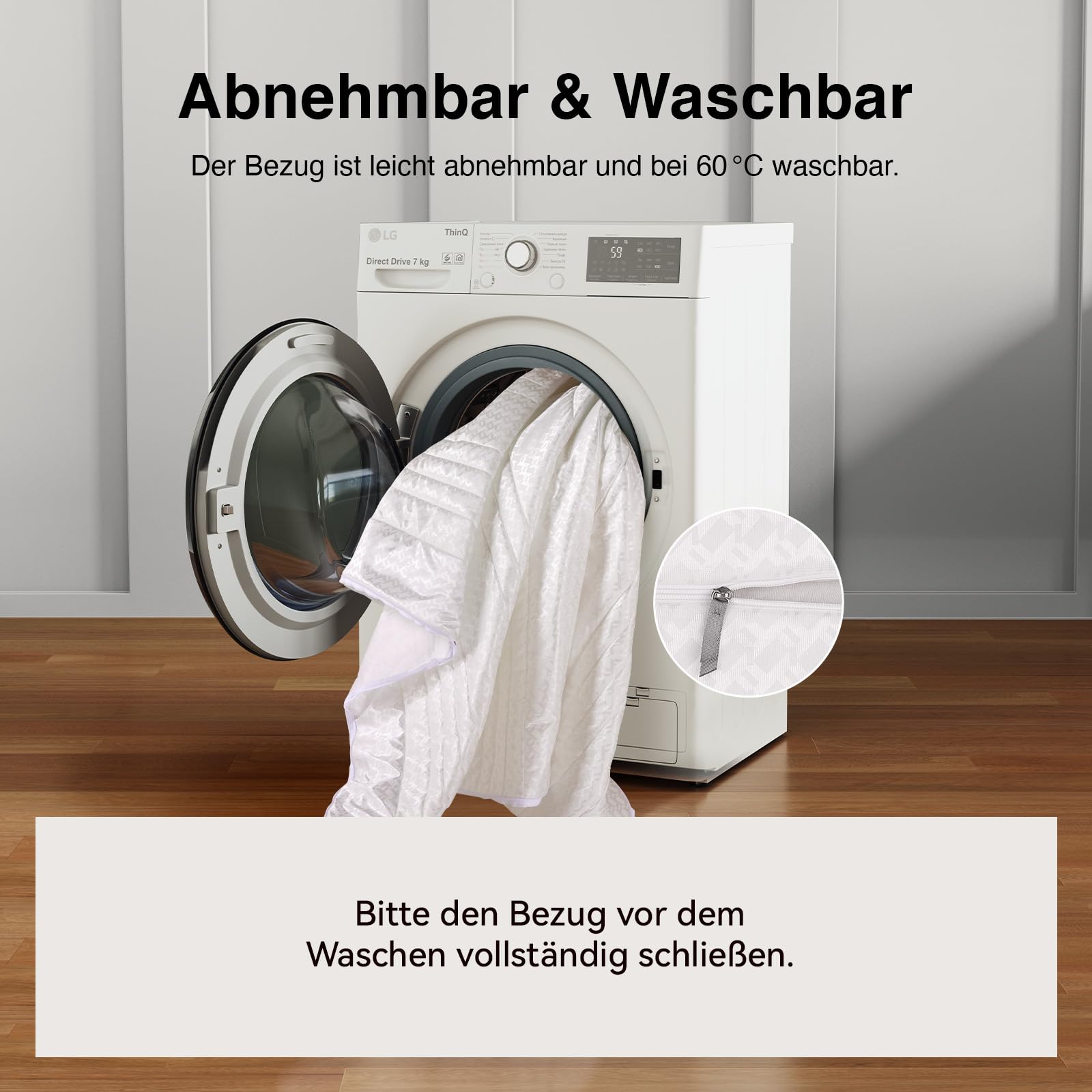 Novilla Matratze H3/H4 7-Zonen Kaltschaummatratze 140x200 | Verschiedene Größen & Höhen | Atmungsaktiver Bezug bei 60° Waschbar | Öko-Tex & CertiPUR-US Zertifiziert | Rollmatratze 18 cm