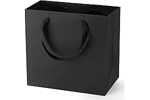 Sturdy Black Gift Bags with Convenient Bag Handles
