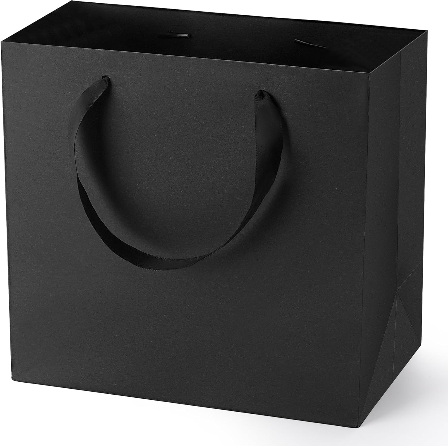 Generic Black Gift Bags With Handles: 12.5x4.5x11 Inch 12pcs Large Paper Bags Bulk For Party Shopping Wedding Birthday