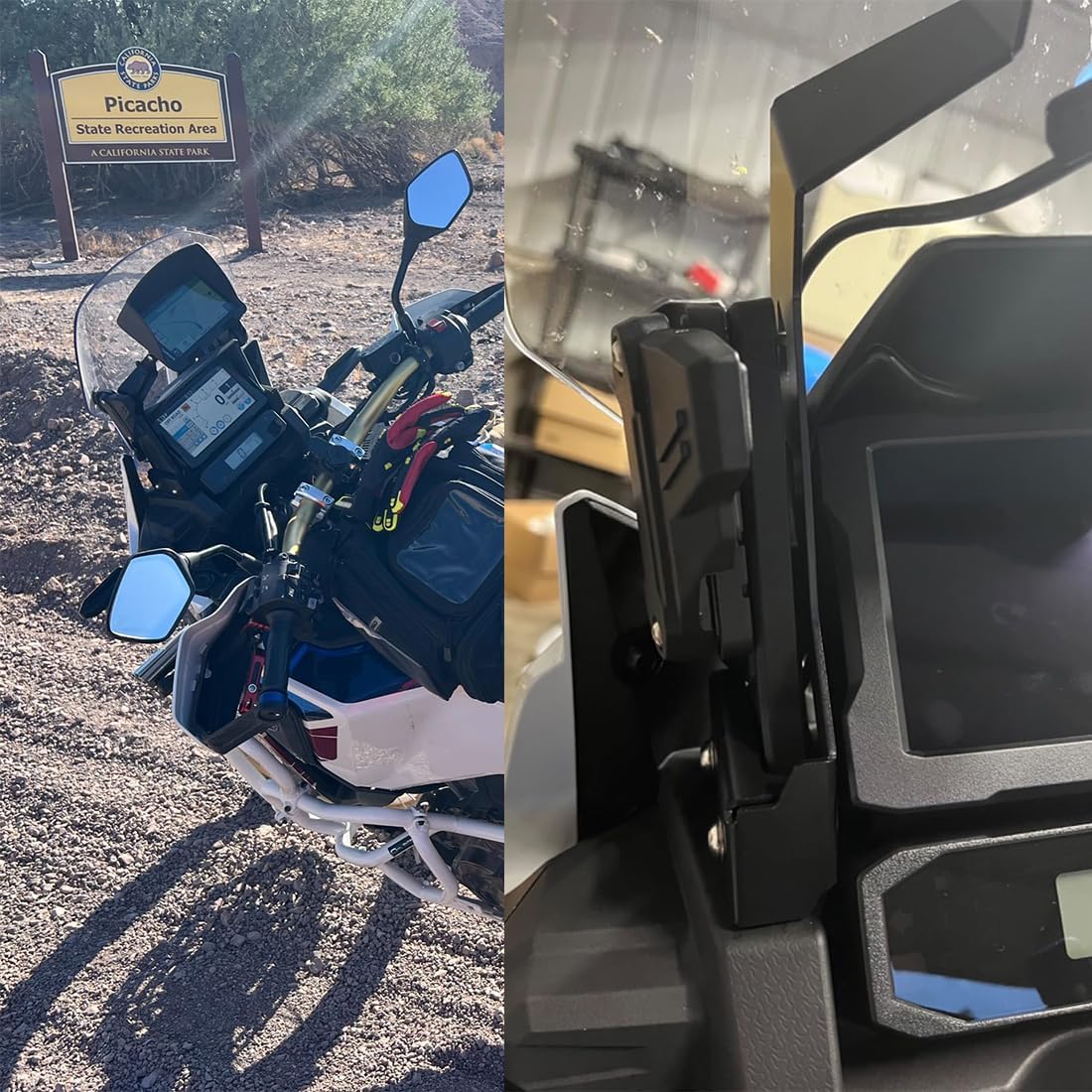 Smartphone / GPS Bar Mount for CRF1100L Africa Twin Adventure ADV Sports 2019-2024 Motorcycle Mobile Phone Stand Holder 12mm 22mm Expansion Crossbar Navigation Bracket