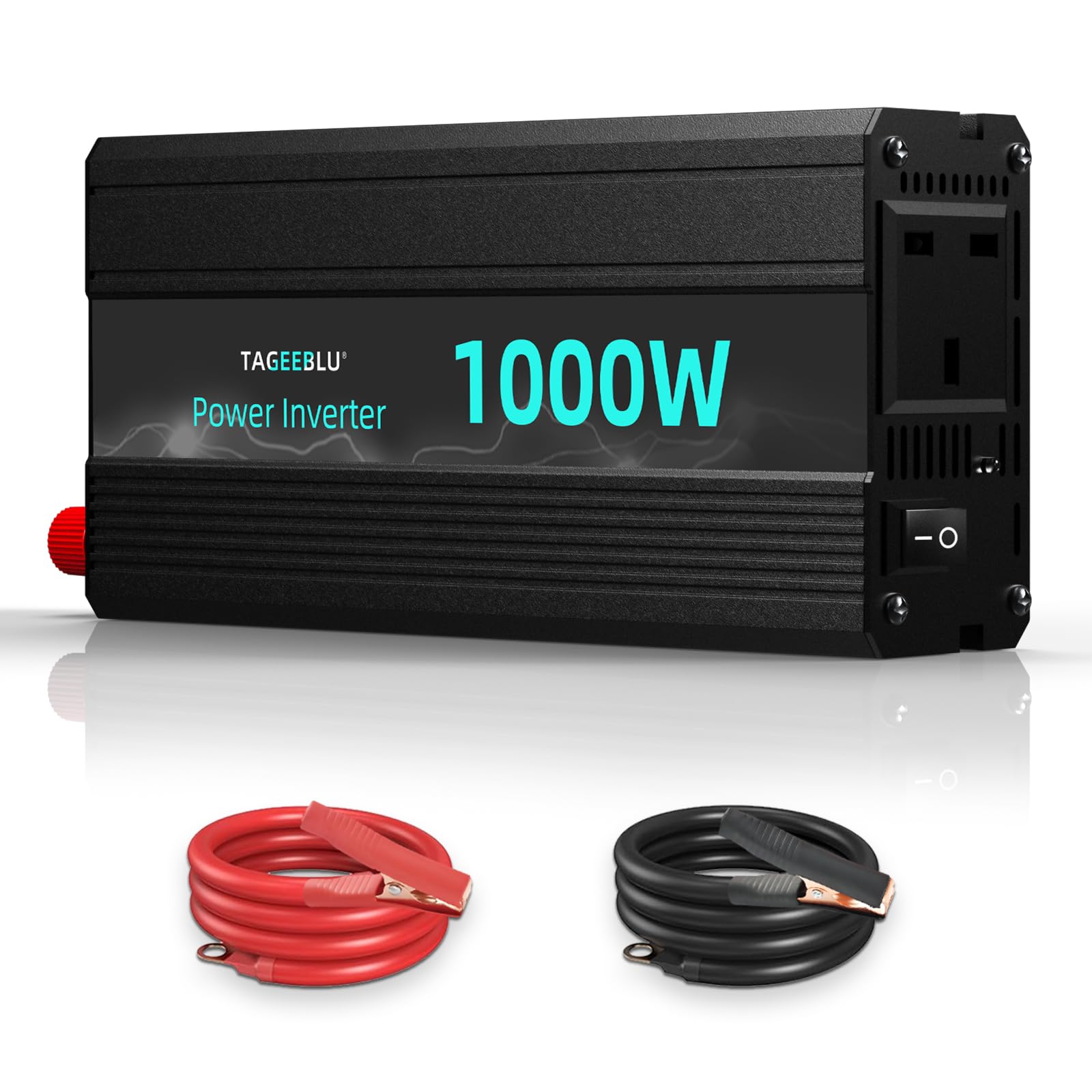 TAGEEBLU 12V 300W Power Car Inverter 12v to 240v, Car Voltage Converter Transformer with 3-Pin Sockets & 2-USB Ports for Charging Phones, Laptop, Tablets, GPS Units, TV, Camping Equipment — view 15