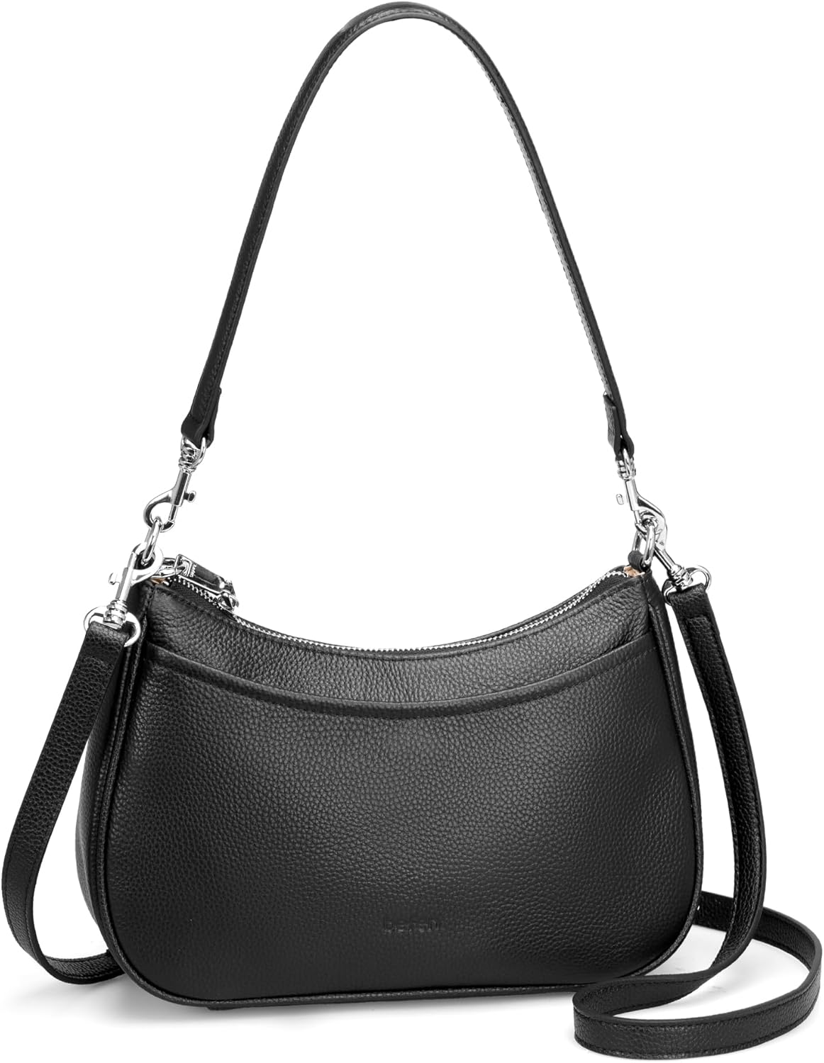 befen Genuine Leather Crossbody Bags for Women Anti Theft Shoulder Purse Trendy Hobo Bag with RFID Womens Handbag Purse