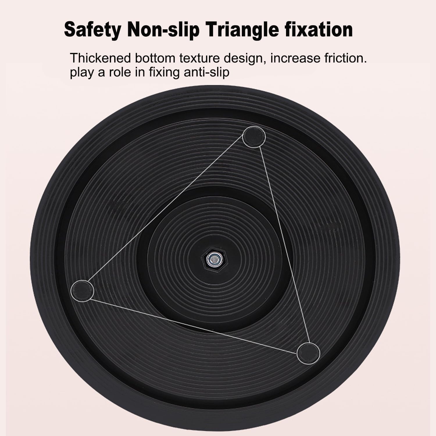 Twist Waist Disc Board mit Kordelzug, Taillenabnehmendes Multifunktions-Magnet-Balance-Board-Pedal, Widerstandsbänder Massage-Fußsohle Heimfitnessgeräte, Aerobic-Übungen Fitness-Zubehör (Rose Rot)