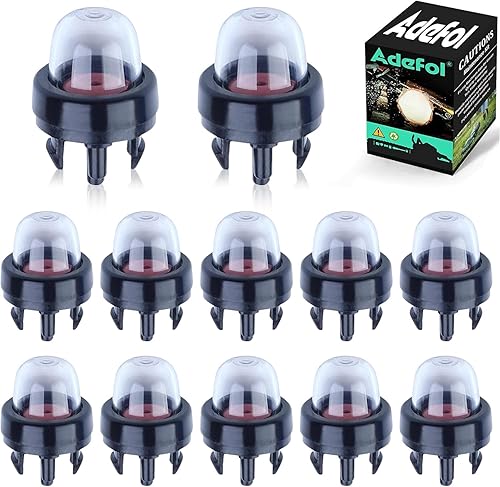 Adefol 12 unidades General Snap in 188-512 Bomba de bombilla de cebador 300780002 para Husqarvna 440E 445 445E 450E 455 455E motosierra para