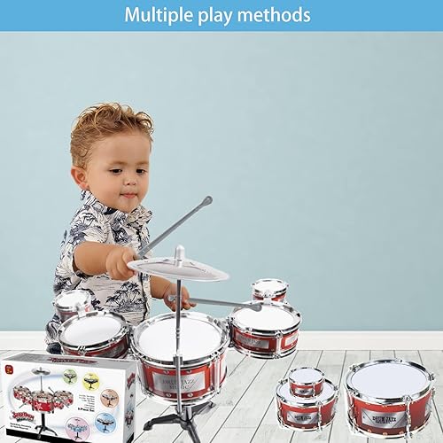 Miniatura 3 de Playtron - Juego de batería para niños pequeños mini juguete musical para niños pequeños regalo para fiestas de Navidad cumpleaños para niños de 1 a