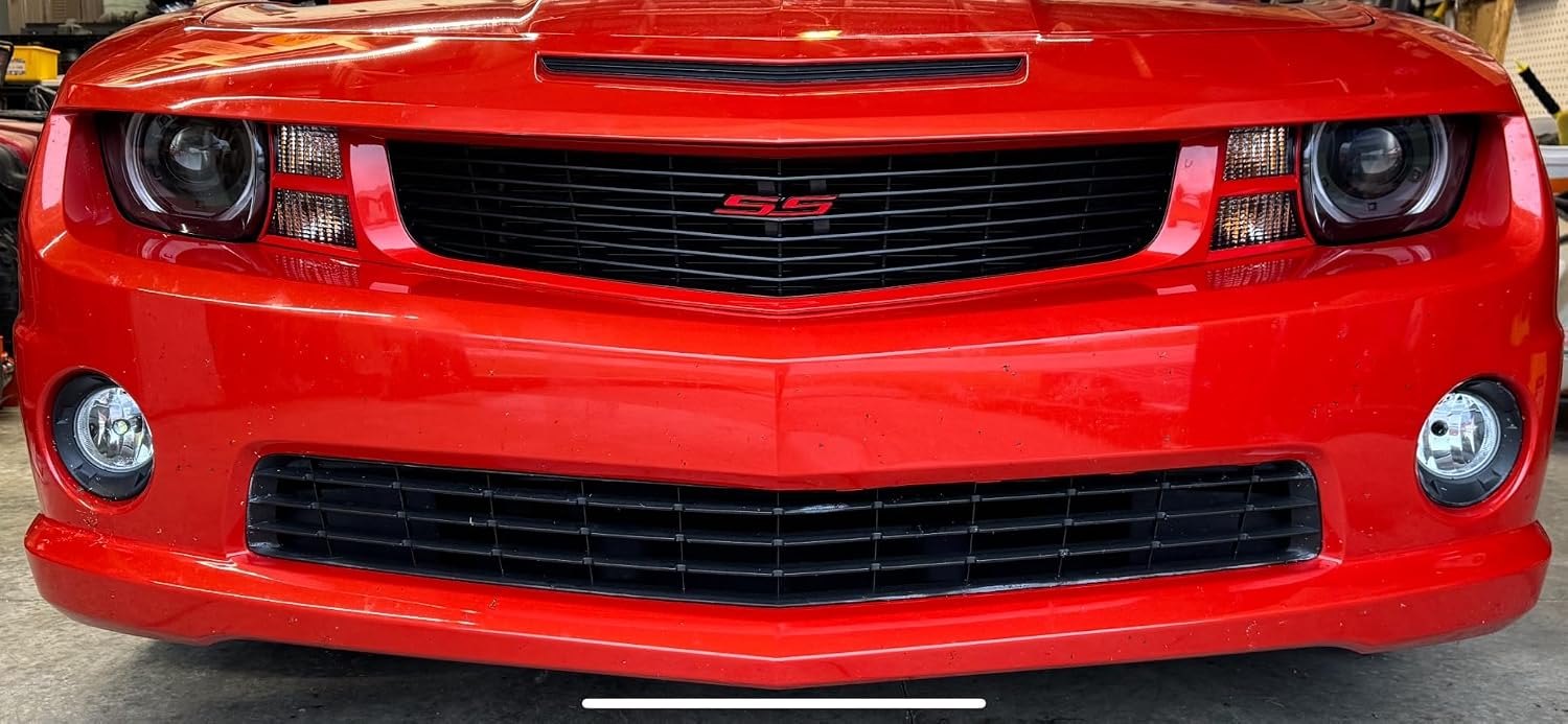 5.5" Bigger Larger Metal SS Grille Emblem Badge Plate Decal with Mount for Chevrolet Camaro Impala Cobalt Holden Front Bumper