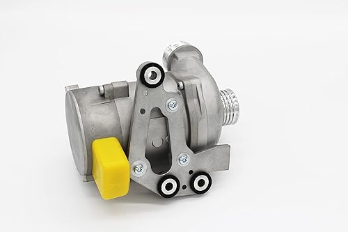 Miniatura 5 de Compatible con bomba de agua eléctrica de motor de automóvil para BMW N52B30A N53B30A Modelo de motor, reemplazo directo 11517583836; 11518635092