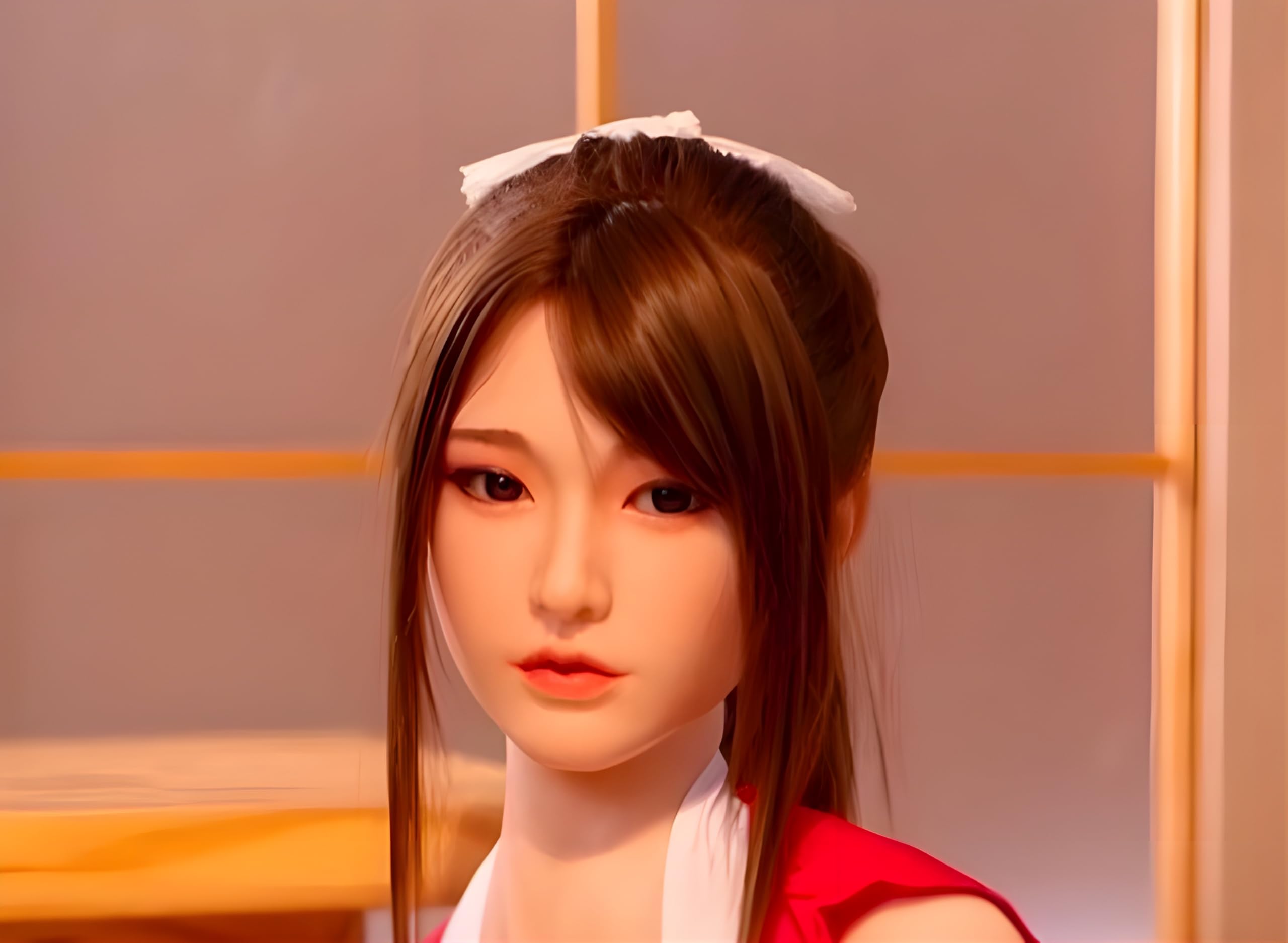 1/6 フィギュア ヘッド 12インチ 不知火舞モデル 手仕上げ作成 リアル Amazon.co.jp: 1/6 フィギュア 女性 ヘッド 美女 リアルフェイス