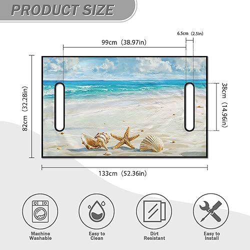 Miniatura 4 de Funda de asiento de carrito de golf, toalla portátil para asiento de coche, ajuste universal, carrito de golf de 2 asientos