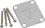 Fender F Neckplate Chrome