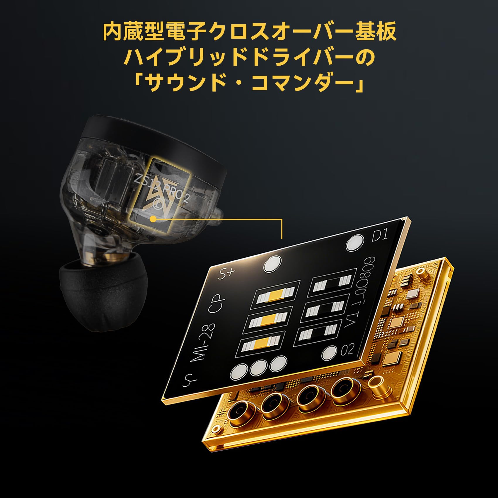Amazon.co.jp: KZ ZS12 Pro 2 kz イヤホン 1DD+5BAハイブリッドIEM