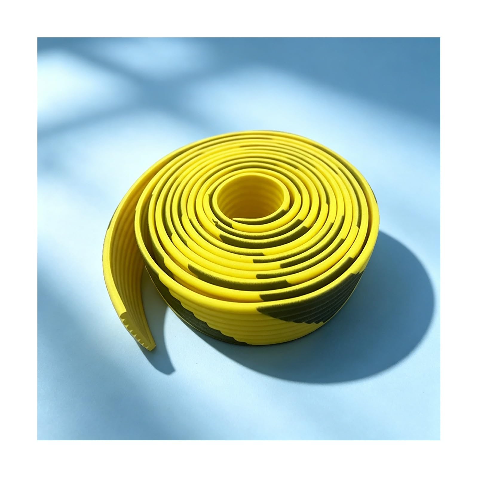 HBOOMOEM Corner Guards and Edge Protectors, Visibility Edge Guard, Self Adhesive Design, Suitable for Warehouse Shelving, Garages, and Equipment Protection.(Wavy)