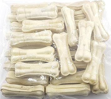 Pups&Pets Rawhide Dog Chew Bone 3 Inches Pack of 30 Bones.
