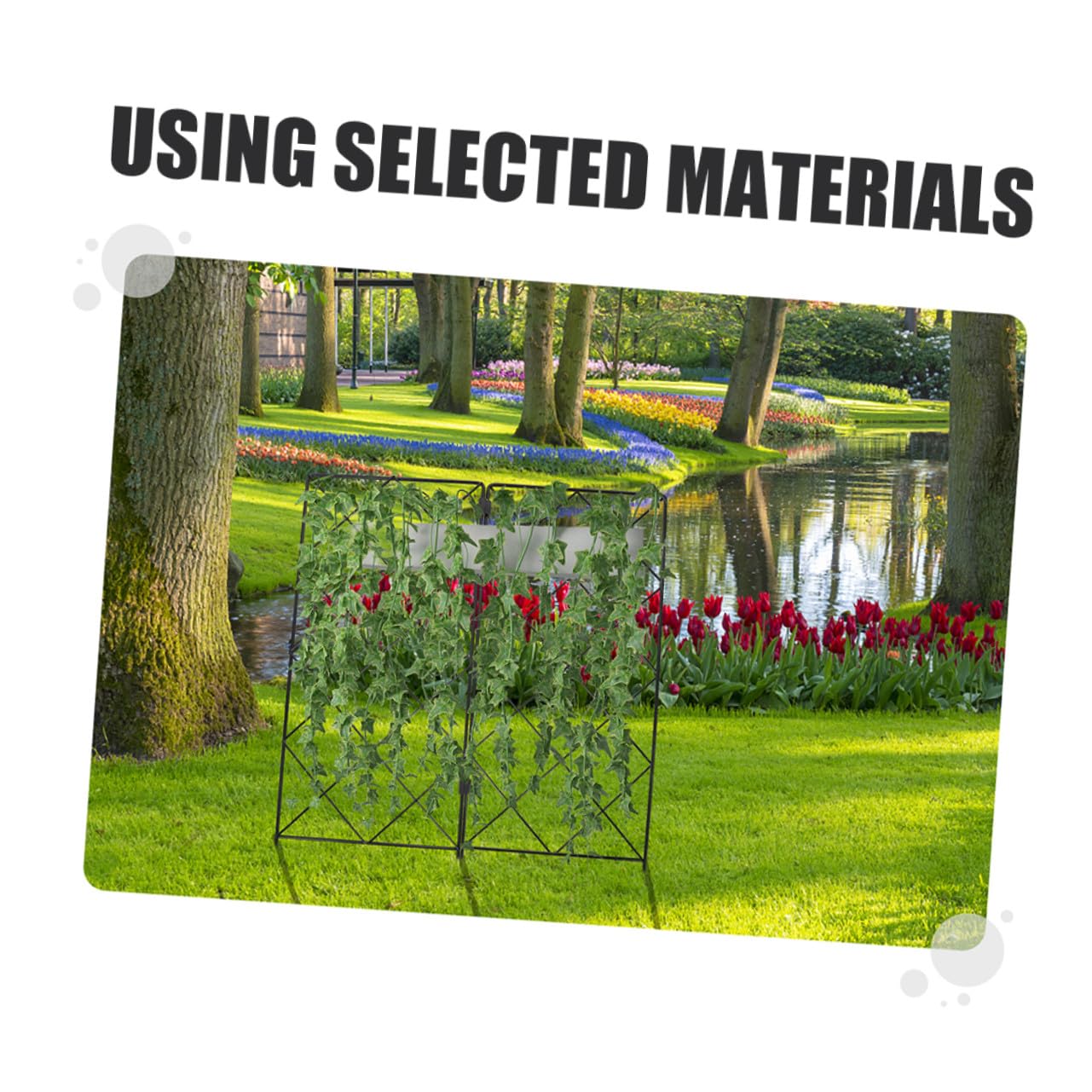 NOLITOY 2pièces Treillis pour Plantes Grimpantes Lot de Structure de Support pour Jardin et Décoration de Jardinage sans Vis
