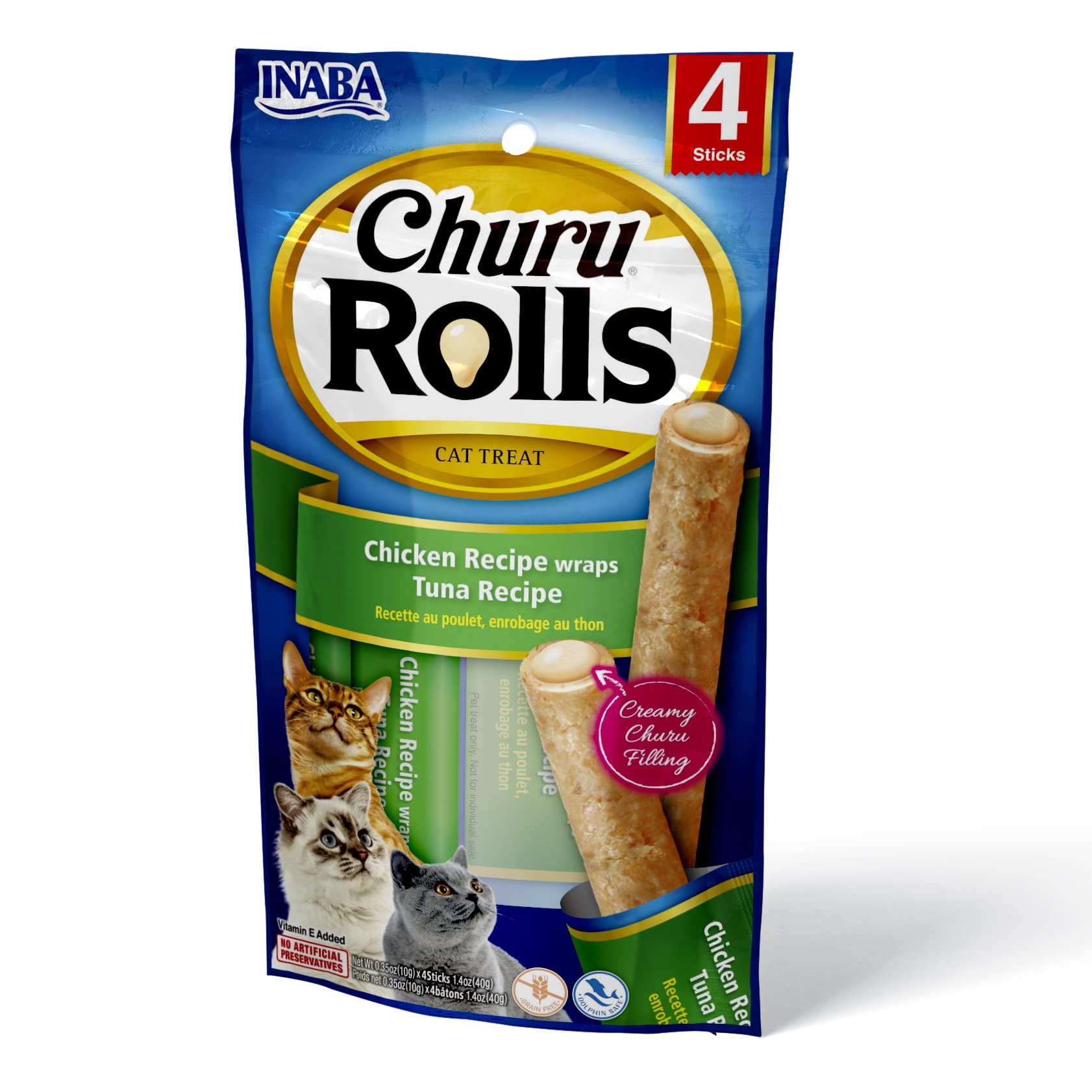 Churu Chicken Recipe Wraps Tuna Recipe 40G/4 Sticks Per Pack (B083Z7KCGK) Amazon Price History, Amazon Price Tracker